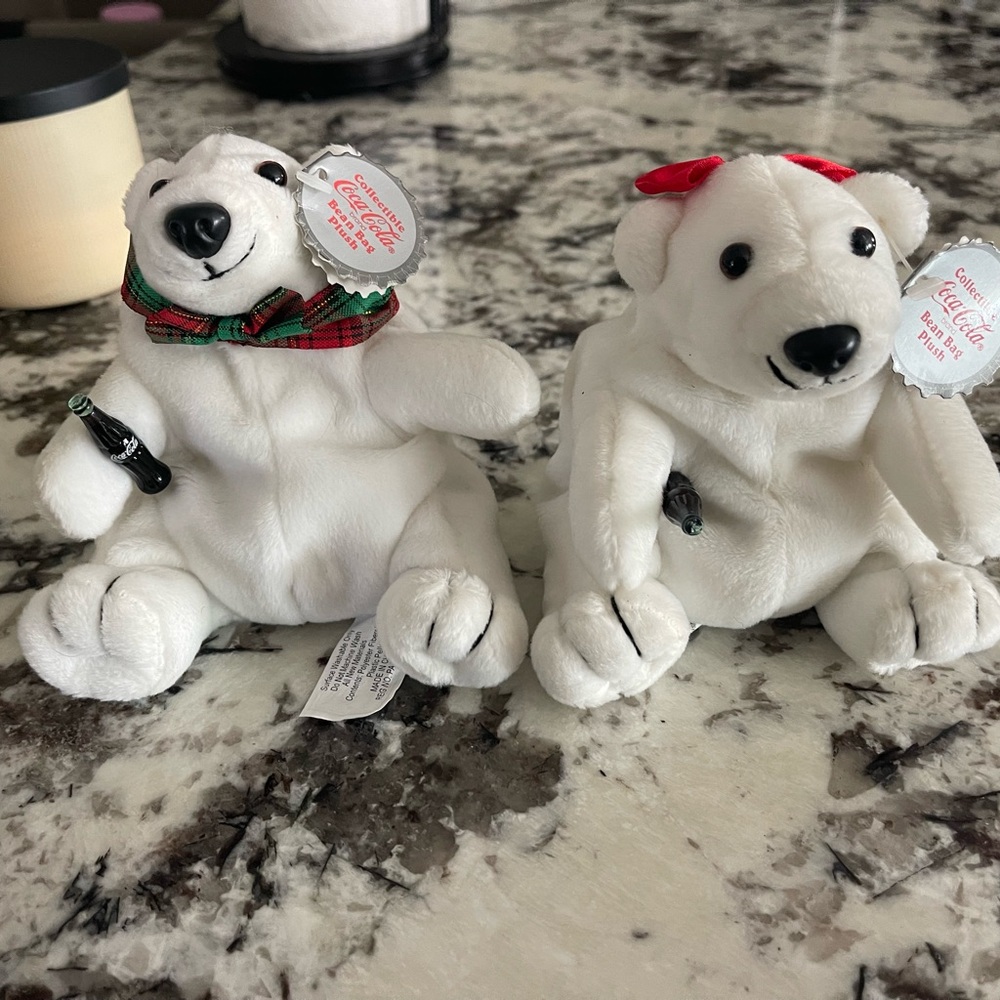 Coca-Cola Collectible Bean Bag Plush with Red and White Tag